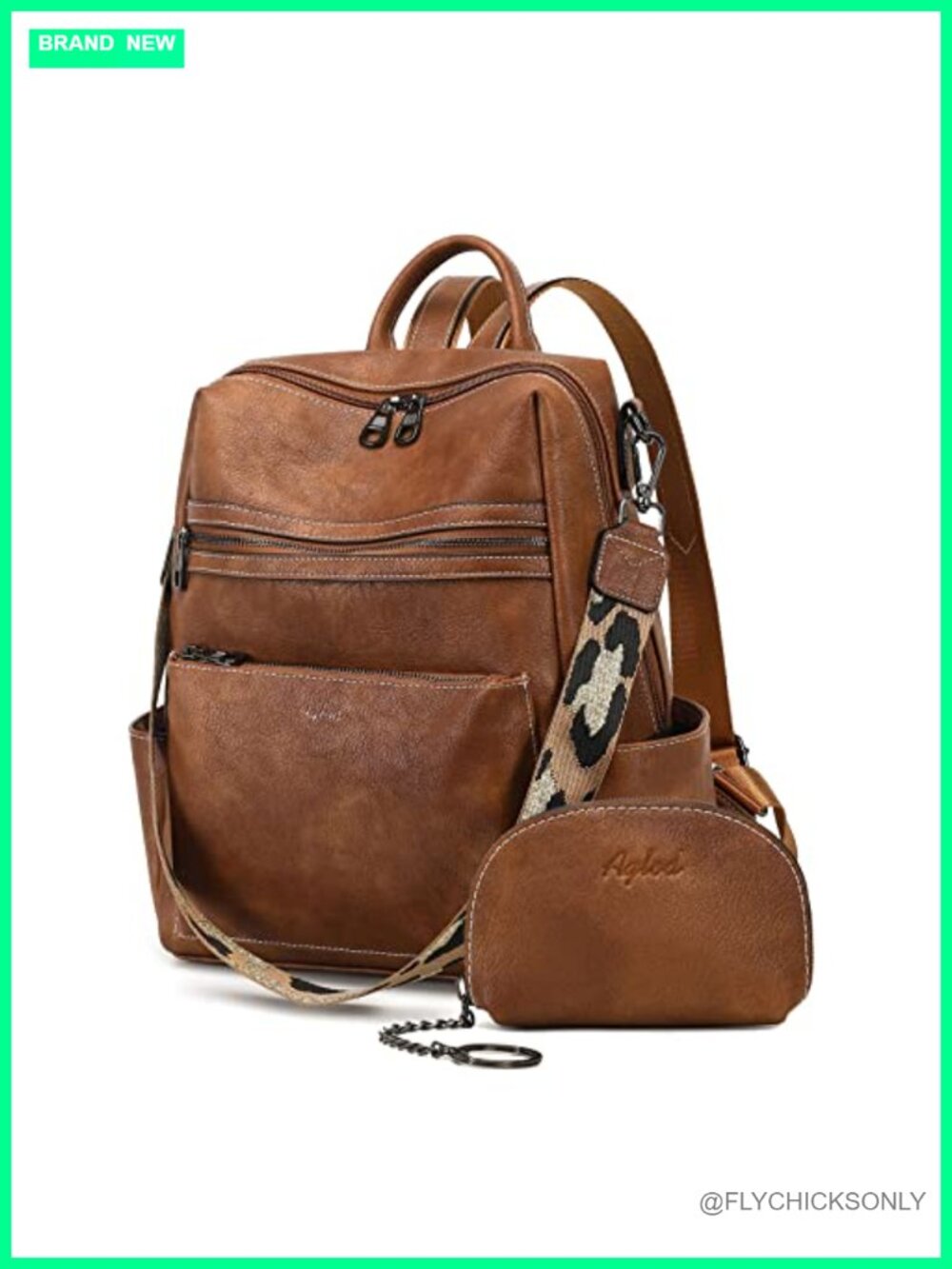 Women Faux Leather Backpack Purse Anti-Theft Travel Work Handbag